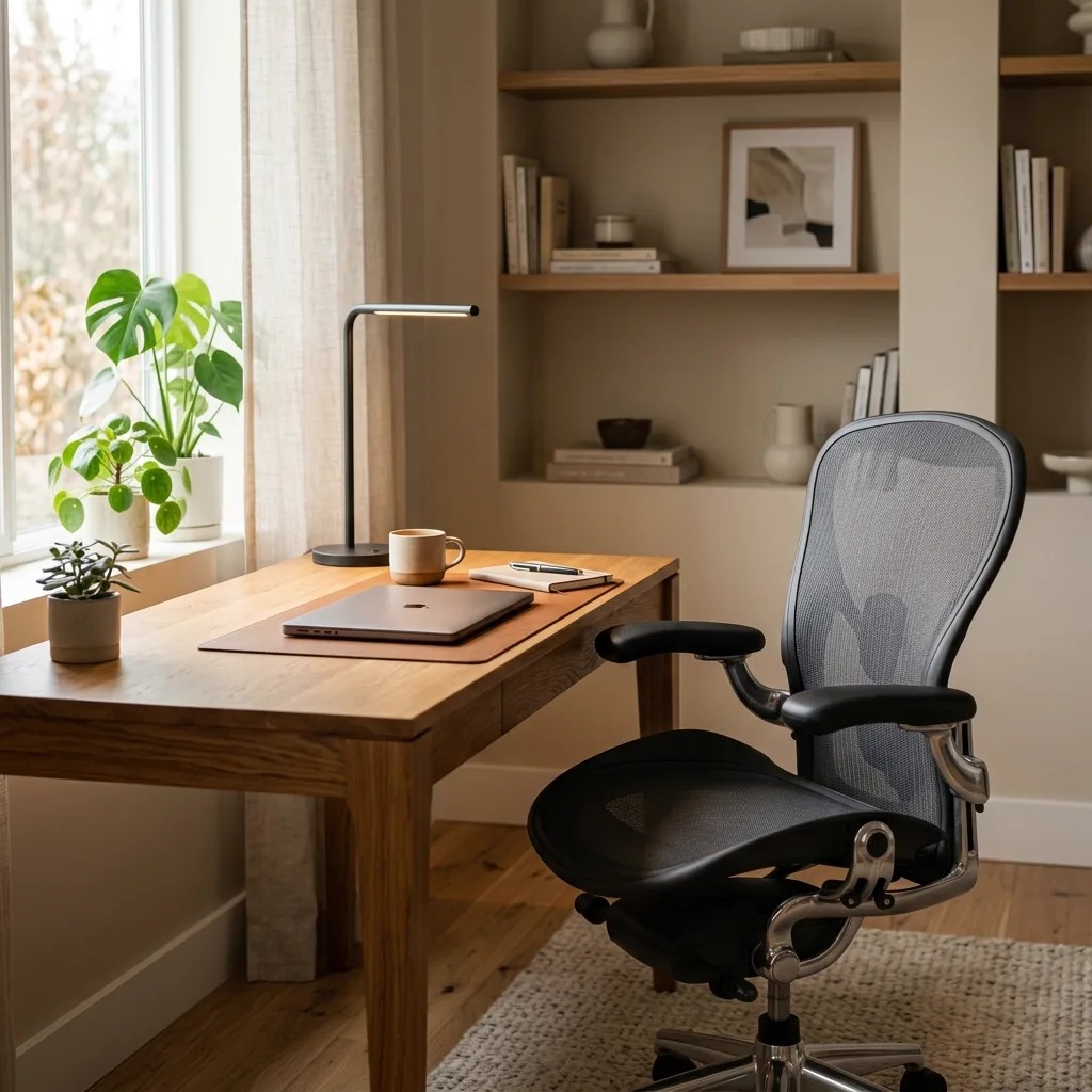 จัดโฮมออฟฟิศลดปวดหลัง-ตาล้า: คู่มือเลือกเก้าอี้ Ergonomic และเบาะรองหลัง นั่งสบายทำงานได้ทั้งวัน
